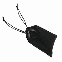 Gift Pouches Black Velveteen 4" x 5" 10 per Pack
