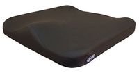 Lacura Profile Cushion with Gel Pack, 22" x 18", Seat Pillow That Contours The Lower Body to Provide Comfort and Support, Antimicrobial Cover with Attachment Straps, for Seat and Wheelchair Comfort