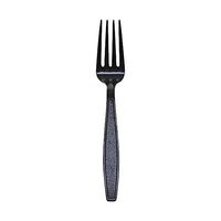 Karat U3020B 7" PS Heavy-Weight Disposable Fork, Black (Pack of 1000)