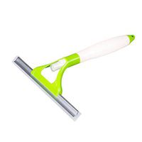 Multifunction Home Tools Effective Plastic Glass Cleaner Brush Wiper Window Glass Scratch Car Glazing Door Floor Wash Cleaner (Green)