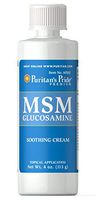 Puritan's Pride MSM Glucosamine Cream-4 oz Cream