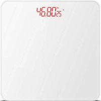 FYLD Bluetooth Body Fat Scale Smart Scale Digital Bathroom Wireless Weight Scale, Body Composition Analyzer with Smartphone App USB Charging Led Display,180KG, 28 28cm,White