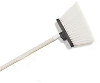 Carlisle 4108202 Sparta Spectrum Duo-Sweep Angle Brooms, Set of 12 (56-Inch, Polypropylene, White)