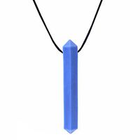 ARK's Krypto-Bite XXT Chewable Gem Necklace Chew Jewelry (Extra Extra Tough, Blue)