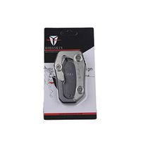 Frames & Fittings Huscus Side Stand Enlarge Pad Holder Motorcycle CNC Aluminum for Yamaha TMAX530 XP530 2017-2018 - (Color: Titanium)