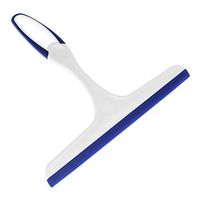 CHBC Window Squeegee Glass Cleaning Wiper Shower Screen Washer Window Cleaning Tool (Blue,White)