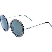 Happy Hour Skateboards Square Transparent Black Sunglasses