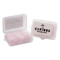 Earjobs Comfy Wax Ear Plugs (3 Pairs w/Carry Case)