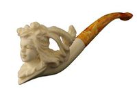 MeerschaumMarket - Meerschaum Cigarette Holder - Princess Block Meerschaum Cigarette Holder - 9126 - Tobacco Cigarette Holder - Hand Made from The Finest Block Meerschaum - New