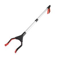 Tiyahomey Grabber Reacher Tool,32 Inches Foldable Grabber Tool for Elderly, Litter Picker,Garden Grabber, Arm Extension, Reaching Assist Tool for Easily Pick Up, Extender Gripper Tool (Orange, 1 PACK)