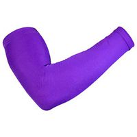 1Pc Unisex Outdoor Cycling Fishing Anti-UV Protective Arm Wrap Guard Sleeve for Sun Protection - Purple L