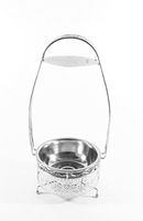 Silver Charcoal Serving Unit Large