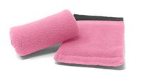 Universal Crutch Hand Grip Covers - Luxurious Soft Fleece with Sculpted Memory Foam Cores (Pink)