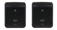 Pacific Blue Ultra Mechanical Paper Towel Dispenser by Georgia-Pacific, Black, 59589, 12.9” W x 9.3” D by 16.7” H (2-(Pack))
