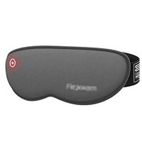 JMung Electric Hot Eye Mask USB Charging hot Compress Eye Protection Sleep Release Fatigue Shading Belt Mobile Power Supply 2000MAH,Gray