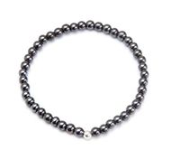 Thin Stretch Bracelet with Silver Plated Ball (7.5")