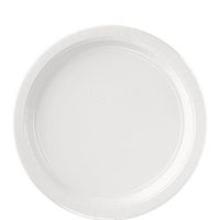 Round Paper Plates | 20ct (9 inch, Frosty White)