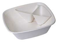 Eco-Products, Inc EP-BLi1602 2-Compartment Bowl Insert, Fits 160 oz. Bowl, Regalia Servingware (Pack of 400)