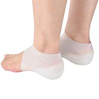 Invisible Height Lift Heel Pad Sock Liners Increase Insole Pain Relieve - Shock Absorption Cushion Insert