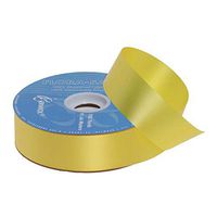 Gift Wrap Ribbon Yellow Flora-Satin Ribbon, 1 1/4" x 100 Yards