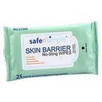 Safe N Simple Skin Barrier Wipe, Alcohol-Free No Sting