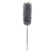 PENCK Feather Dusters for Cleaning Furniture, Keyboard, Cobweb, Dust- Wet or Dry Use - Flexible Washable Cleaning Duster for Tall Wall 32-100 Inch with Long Metal Extendable Pole