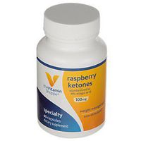 The Vitamin Shoppe Raspberry Ketones 100MG, Standardized to 4 Ellagic Acid, Supports Weight Management, NonStimulant (60 Capsules)