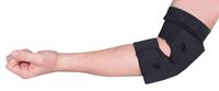 CHAMPRO Nylon or Elastic Elbow Pad (Black, Large)