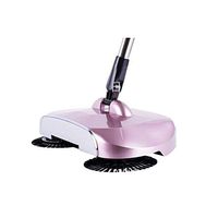 Jiansheng01 Sweeper, A Variety Of Color Options, Rugged Stainless Steel Household Push Sweeper, Closed Sweeping Mopping Machine (gold, Pink, Red, White, Gray) Three-in-one multifunction