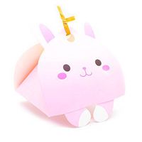 Pink Bunny Gift Boxes for Kids | Christmas | Birthday | Baby Shower | Candy - 10 Counts