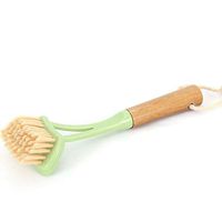 Long Handle Brush Kitchen Cleaning Pot Wash Dish Sink Brush Does Not Hurt Hand Decontamination Bamboo Handle Brush (Color : A-244cm)