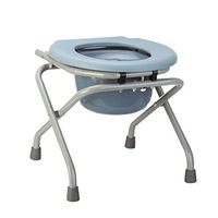 XINGZHE XZ Portable Maternity Steel Toilet Chair Foldable Old Adult Waterproof Bath Chair Lightweight, Load 100kg Bathroom Safety (Color : A)