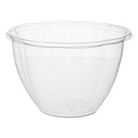 Salad Bowls, Clear, 48 Oz, 6 11/16" Dia, 300/carton