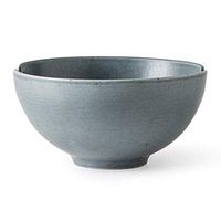 Bowl Single Noodle Folk culture bowl Home Ceramic Folk culture bowl Vintage Soup Folk culture bowl, 6.25 Inch Salad Folk culture bowl Cooking & Dining (Color : Gray, Size : 16 7.9 5.8cm) Household