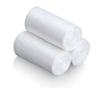 Feiupe 1.6 Gallon Handle Clear Small Trash Bag Garbage Bag Trash Can Liner (90 Bags)