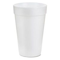 Dart 20J16-1 20J16 3.7" Top & 2.4" Bottom Diameter, 6.1" Height, Big Drink Foam Cup, 20 oz, (1 Pack of 25)