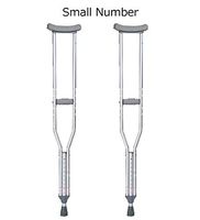 Underarm Crutch Push Button Adjustable Height Tall Adult Walking Aluminum Crutches 350 lb Capacity Comfortable Pad and Handgrip Youth