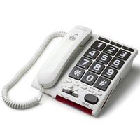 High definition amplified jumbo-key phon (Catalog Category: Special Needs Products / Corded)