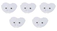TENS Electrode Pads Massage Medium Electrode Pads EMS TENS Unit Gel Pads Electrodes Replacement for TENS Reusable Self-Adhering 5 Pairs(10 Pads)