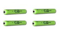 Top of The Line AAA NiMH Precharged Rechargeable Batteries (4-Pack, 800 mAh)