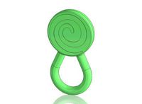 Chewy Sitxx Chew Lolli Swirl Oral Motor Tubes Cool Mint Green Flavor