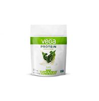 Vega Protein Smoothie, Plain Unsweetened, 12 Servings, 8.9 Oz Pouch, Plant Based Vegan Protein Powder, Keto-Friendly, Gluten Free, Non Dairy, Vegan, Non Soy, Stevia Free, Non GMO