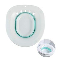 Sitz Bath Over The Toilet Portable Bidet for Standard Toilet Avoid Squatting Personal Washing Bidet Bowl for Travel (Blue)