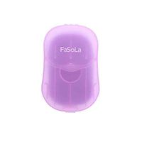 Panzisun Alcohol Free Hand Washing Soap Sheets Disposable Portable No Rinse Foam Flakes Washing Cleaning Tool Disinfectant Cleaner House Supplies Hand Face Health Care (Purple)