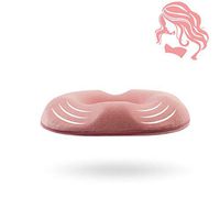 Lifting Cushions Tailbone pad Memory Cotton Beautiful Hip pad for Relieving Hip Sciatica Donut Cushion (Color : Pink)