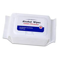 Disinfectant Wipe, 75% Alcohol Cleaning Wet Wipes (1 Pack,120 Wipes), Daily Disinfecting Use for Hand Home House Travel Office Electronics School Outdoor