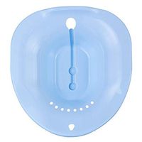 Ljings Sitz Bath with Flusher Over-The-Toilet Perineal Soaking Bath, New Moms Postpartum Soaking After Natural Birth Or Episiotomy,Blue