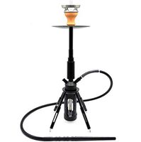 Arabian Hookah Set, Hookah Accessories, Large Triangle Stand Party Special Hose Hookah Set (Color : A)