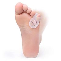 ZaxSota 2 Pairs Toe Separator Gel Pinky Tailor's Bunions Fast Pain Relief Wear with Shoes