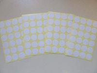 Minilabel White Paper Stickers, 18mm Circular, 96 Labels, Economy Pack